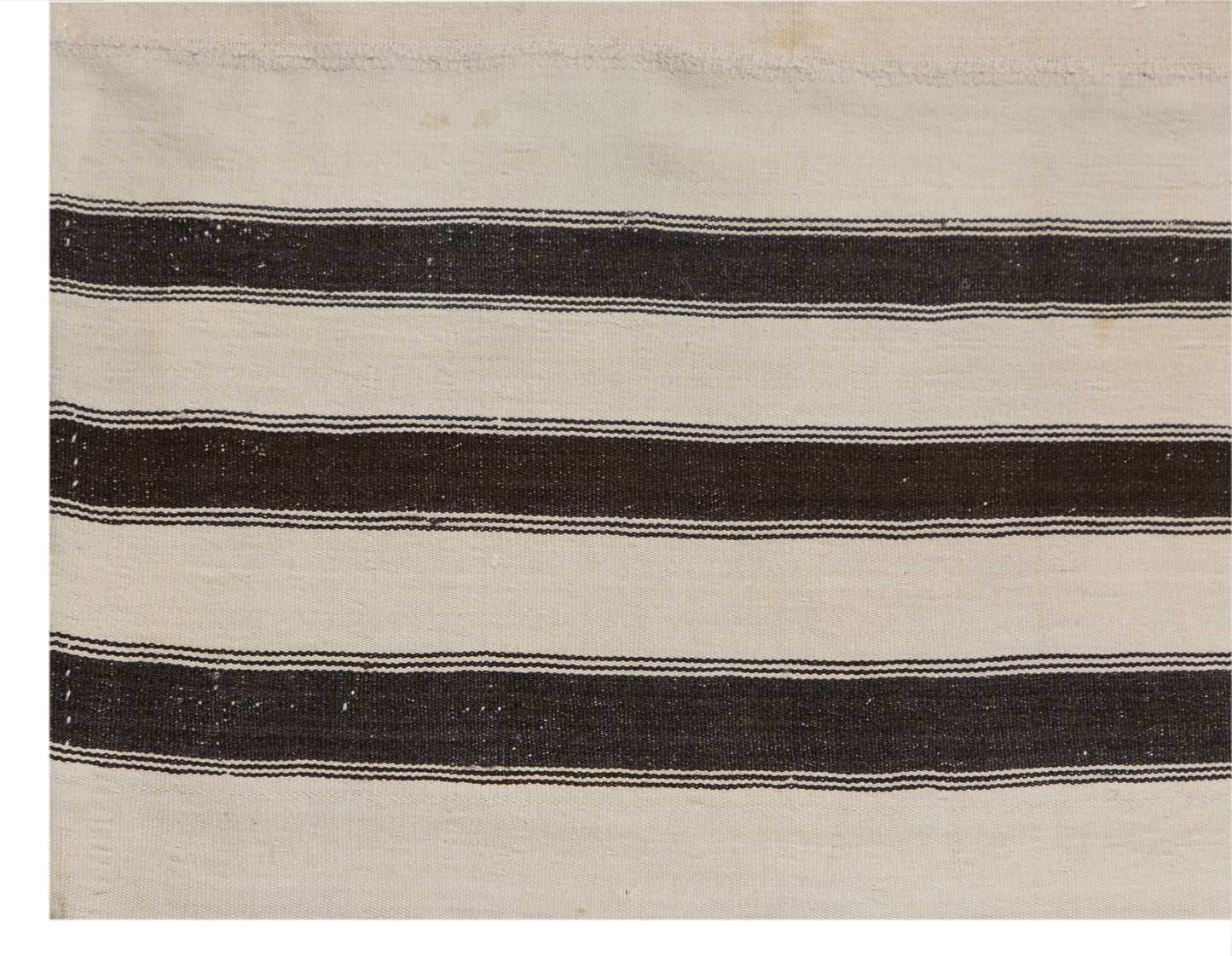 Minimalist Vintage Turkish Kilim Rug 195x204 cm (6.4x6.7 ft)