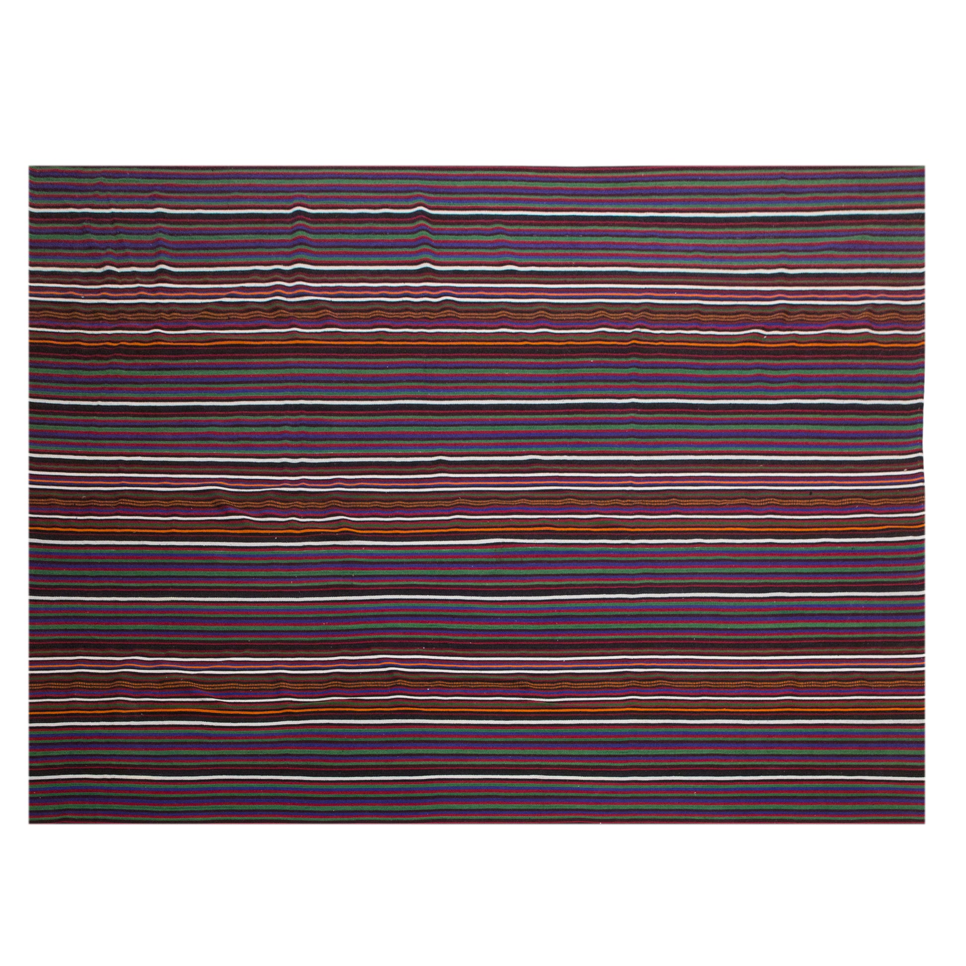 Minimalist Vintage Turkish Kilim Rug 295x400 cm (9.7x13.1 ft)