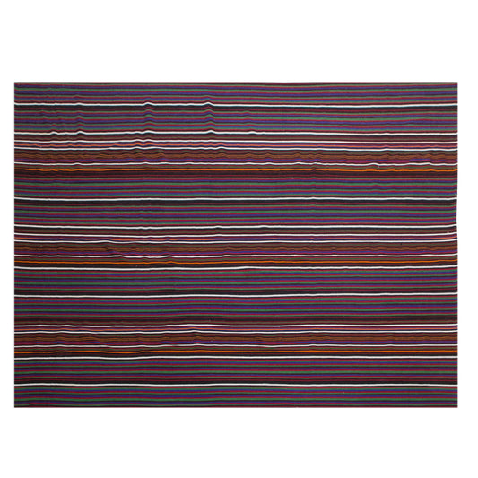 Minimalist Vintage Turkish Kilim Rug 295x400 cm (9.7x13.1 ft)