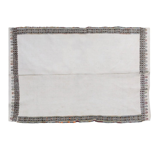 Modern Striped Cotton Kilim Rug, 115x180 cm / 3'9 x 5'11 ft