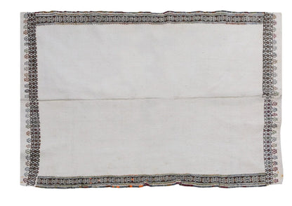 Modern Striped Cotton Kilim Rug, 115x180 cm / 3'9 x 5'11 ft