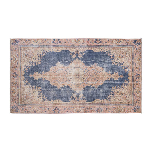 Natural Dyed Rug | Vintage Wool Rug 5'9"x9'11"