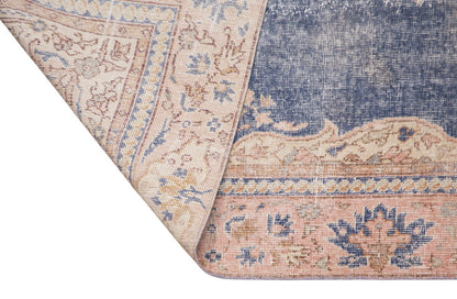 Natural Dyed Rug | Vintage Wool Rug 5'9"x9'11"