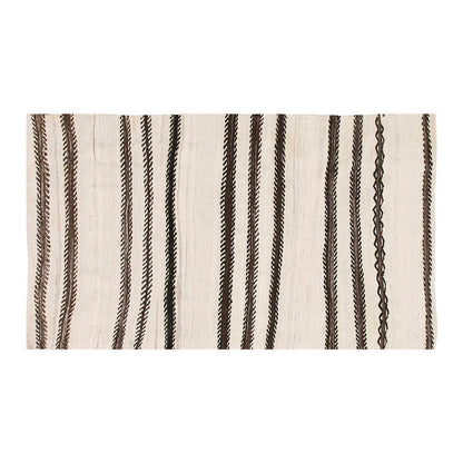 Neutral Kilim 3'4" x 6'1" feet 102 x 185 cm
