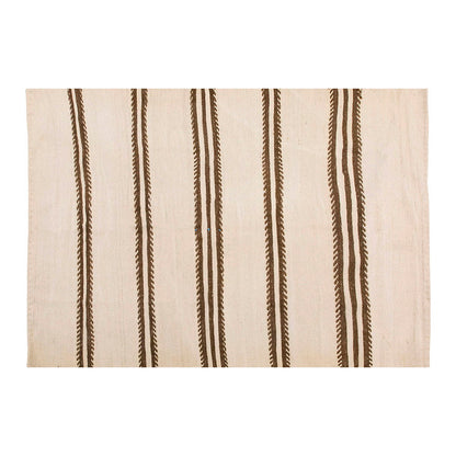 Neutral Kilim 3'5" x 5'6" feet 103 x 168 cm
