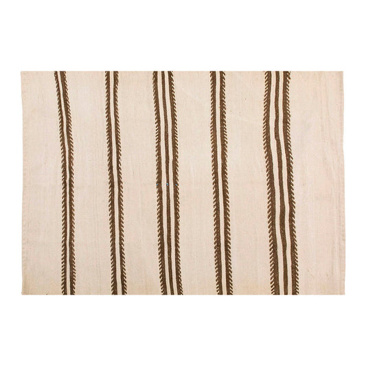 Neutral Kilim 3'5" x 5'6" feet 103 x 168 cm