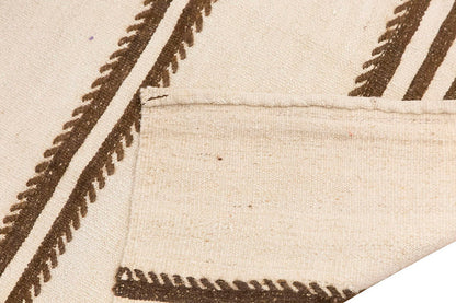 Neutral Kilim 3'5" x 5'6" feet 103 x 168 cm