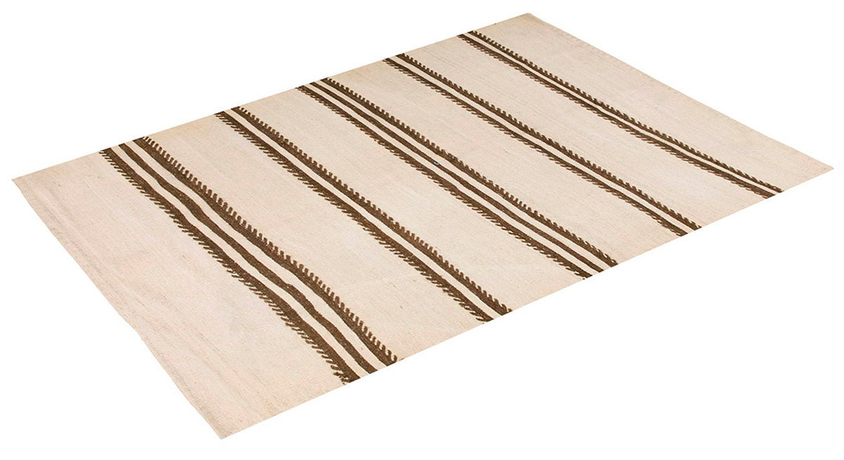 Neutral Kilim 3'5" x 5'6" feet 103 x 168 cm