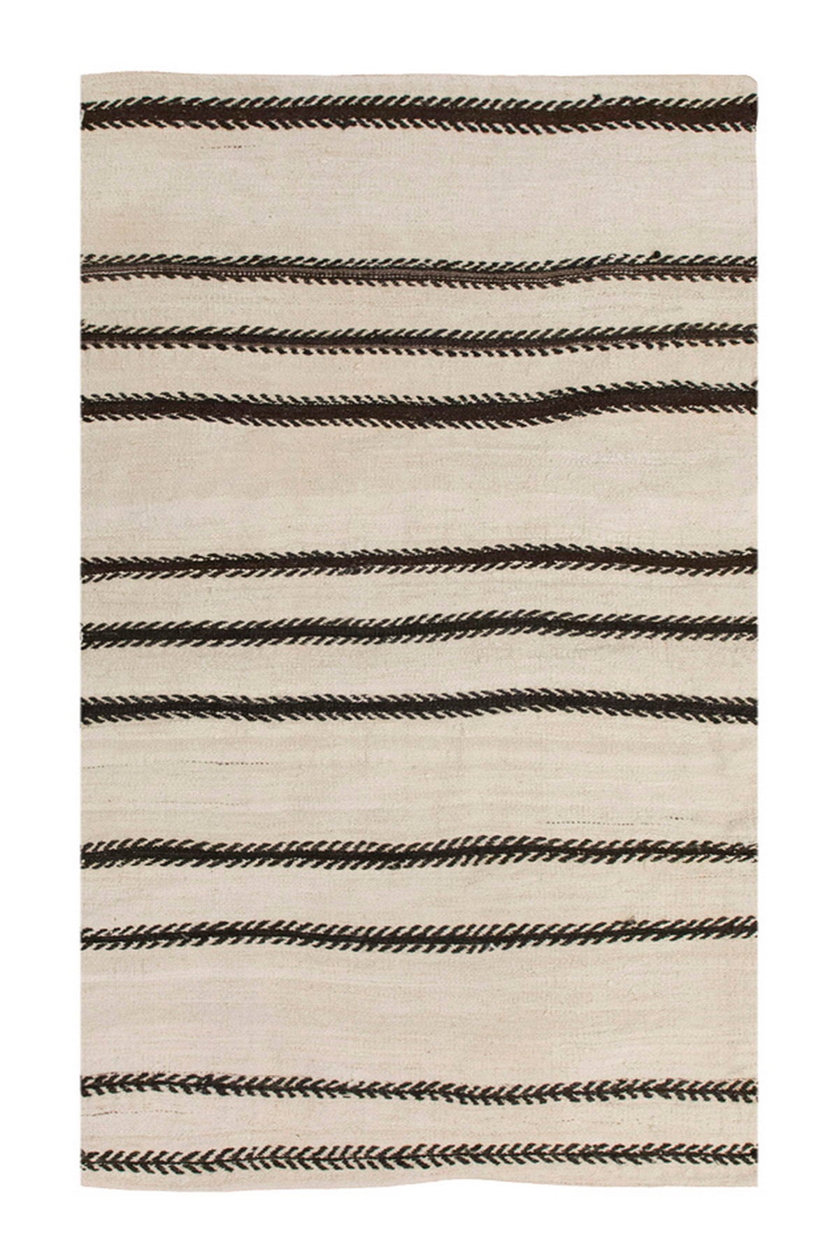 Neutral Kilim 3'6" x 5'11" feet 107 x 180 cm