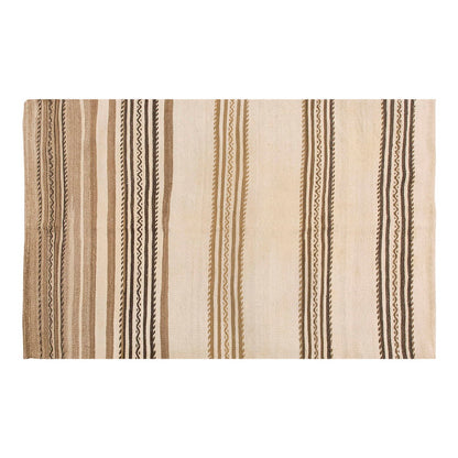 Neutral Kilim 3'9" x 6'4" feet 114 x 192 cm