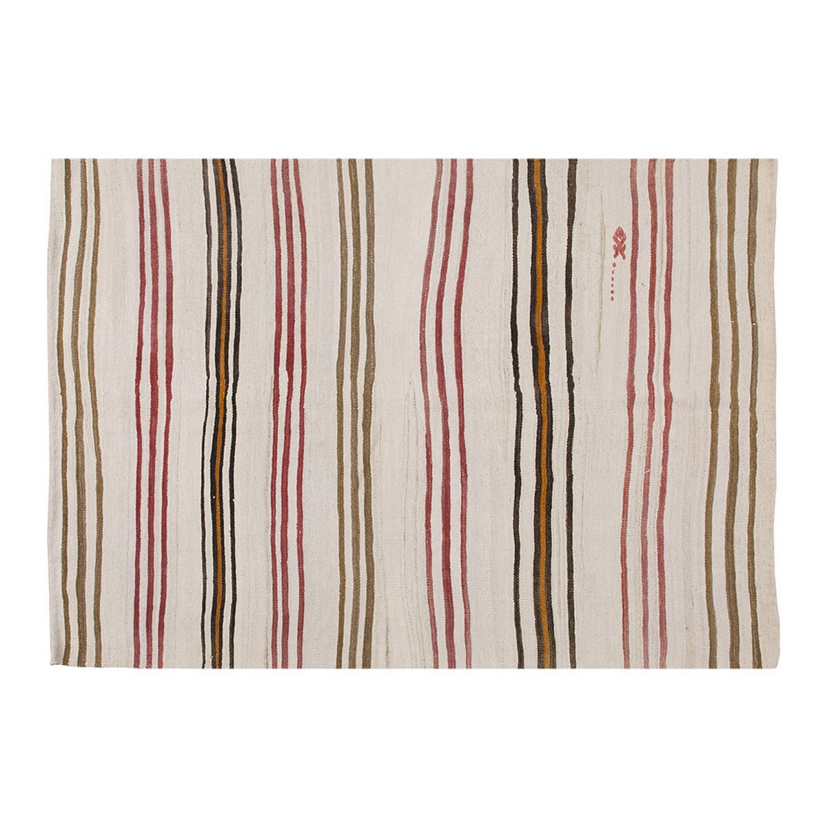 Neutral Kilim 4'11" x 6'6" feet 150 x 198 cm