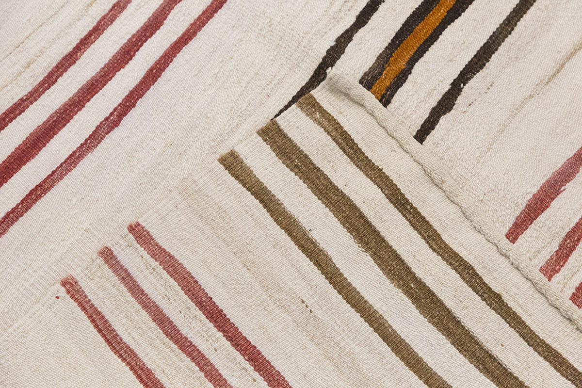 Neutral Kilim 4'11" x 6'6" feet 150 x 198 cm