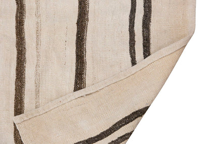 Neutral Kilim 4'3" x 7'5" feet 130 x 226 cm