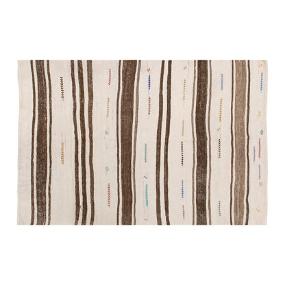 Neutral Kilim 4'4" x 6'4" feet 133 x 192 cm