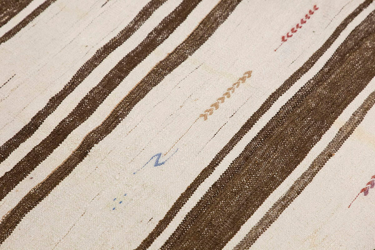 Neutral Kilim 4'4" x 6'4" feet 133 x 192 cm