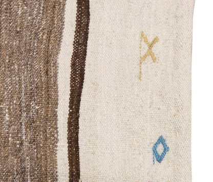 Neutral Kilim 4'4" x 6'4" feet 133 x 192 cm