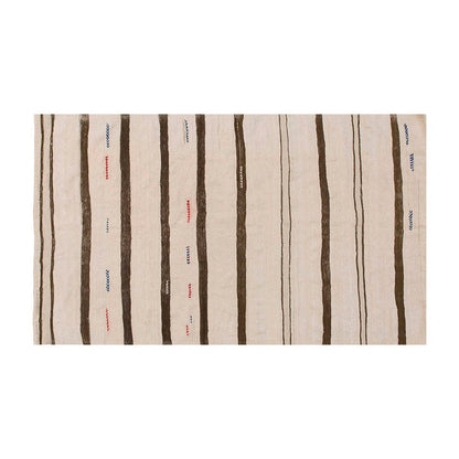 Neutral Kilim 4'5" x 7'1" feet 134 x 215 cm