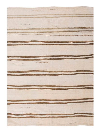 Neutral Kilim 4'8" x 5'7" feet 142 x 170 cm
