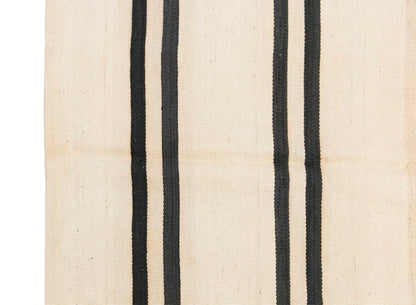 Neutral Kilim 4'8" x 7" feet 143 x 210 cm