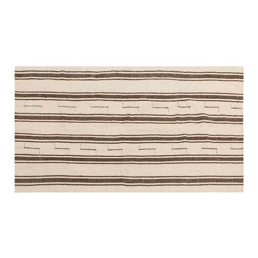 Neutral Kilim 4'8" x 9'2" feet 142 x 280 cm