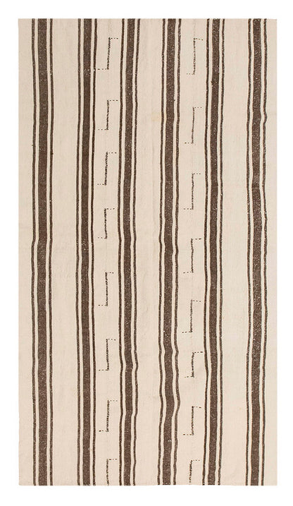 Neutral Kilim 4'8" x 9'2" feet 142 x 280 cm