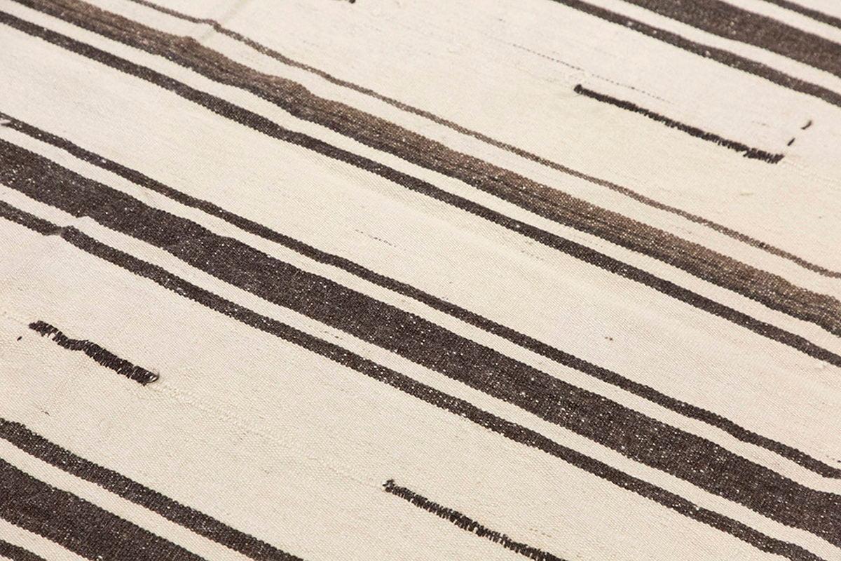 Neutral Kilim 5'2" x 11'3" feet 158 x 342 cm
