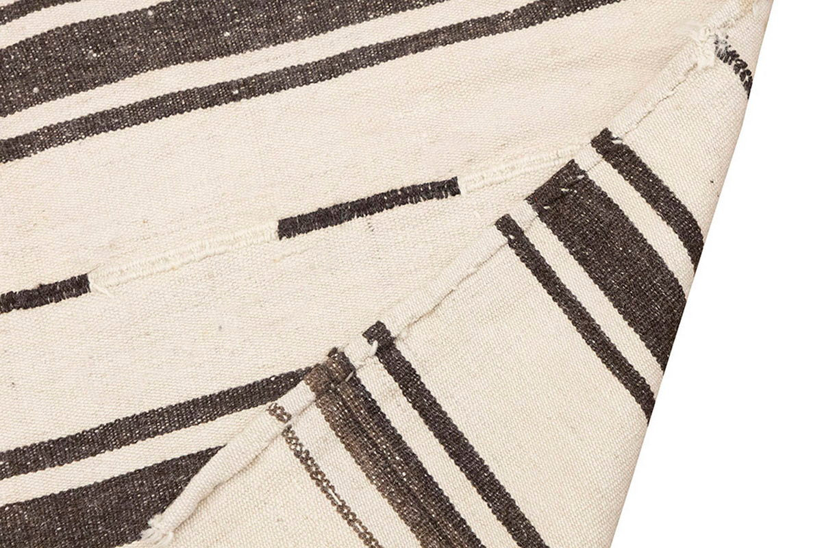 Neutral Kilim 5'2" x 11'3" feet 158 x 342 cm