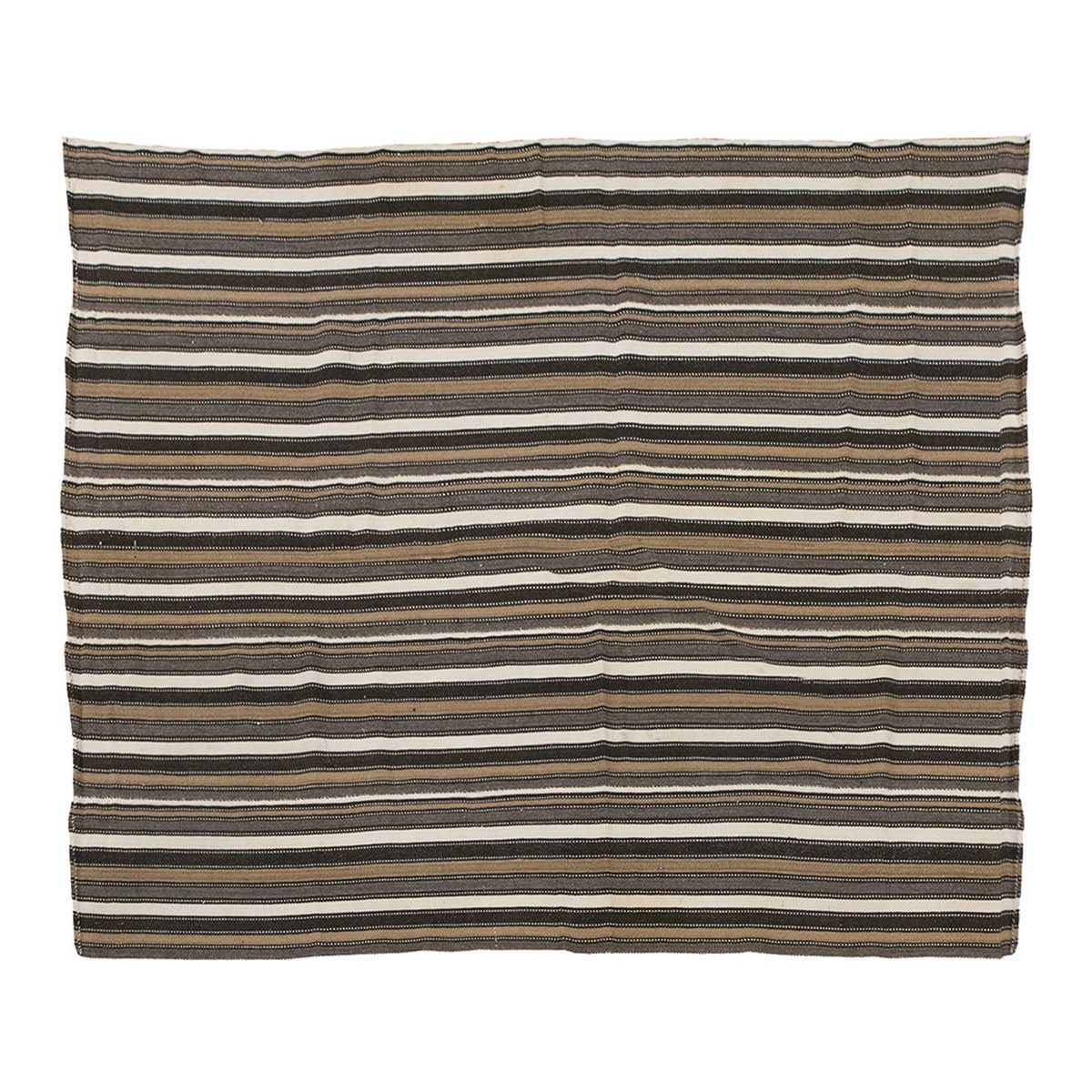 Neutral Kilim 5'2" x 6'7" feet 158 x 200 cm