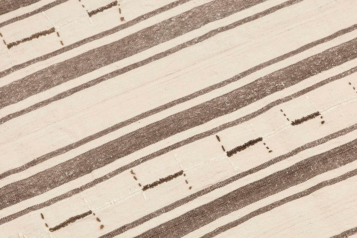 Neutral Kilim 5'2" x 8'6" feet 158 x 260 cm