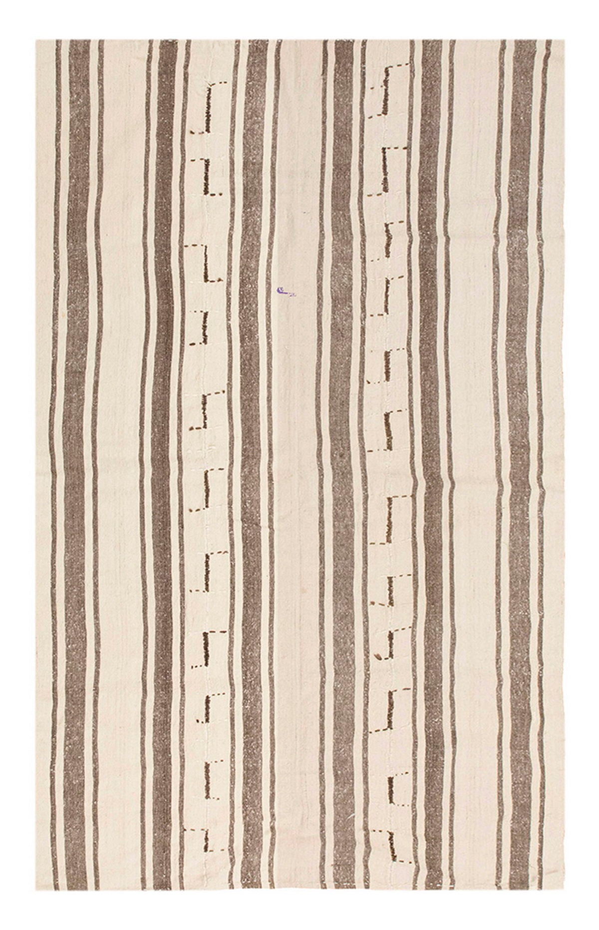 Neutral Kilim 5'2" x 8'6" feet 158 x 260 cm