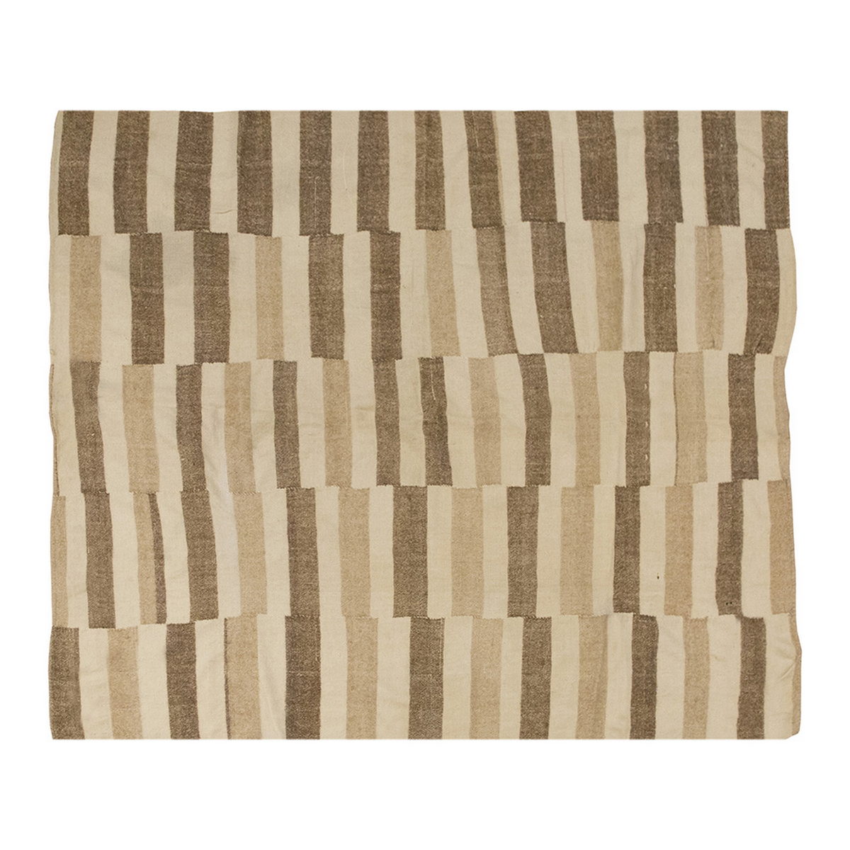 Neutral Kilim 6'2" x 7'1" feet 189 x 215 cm