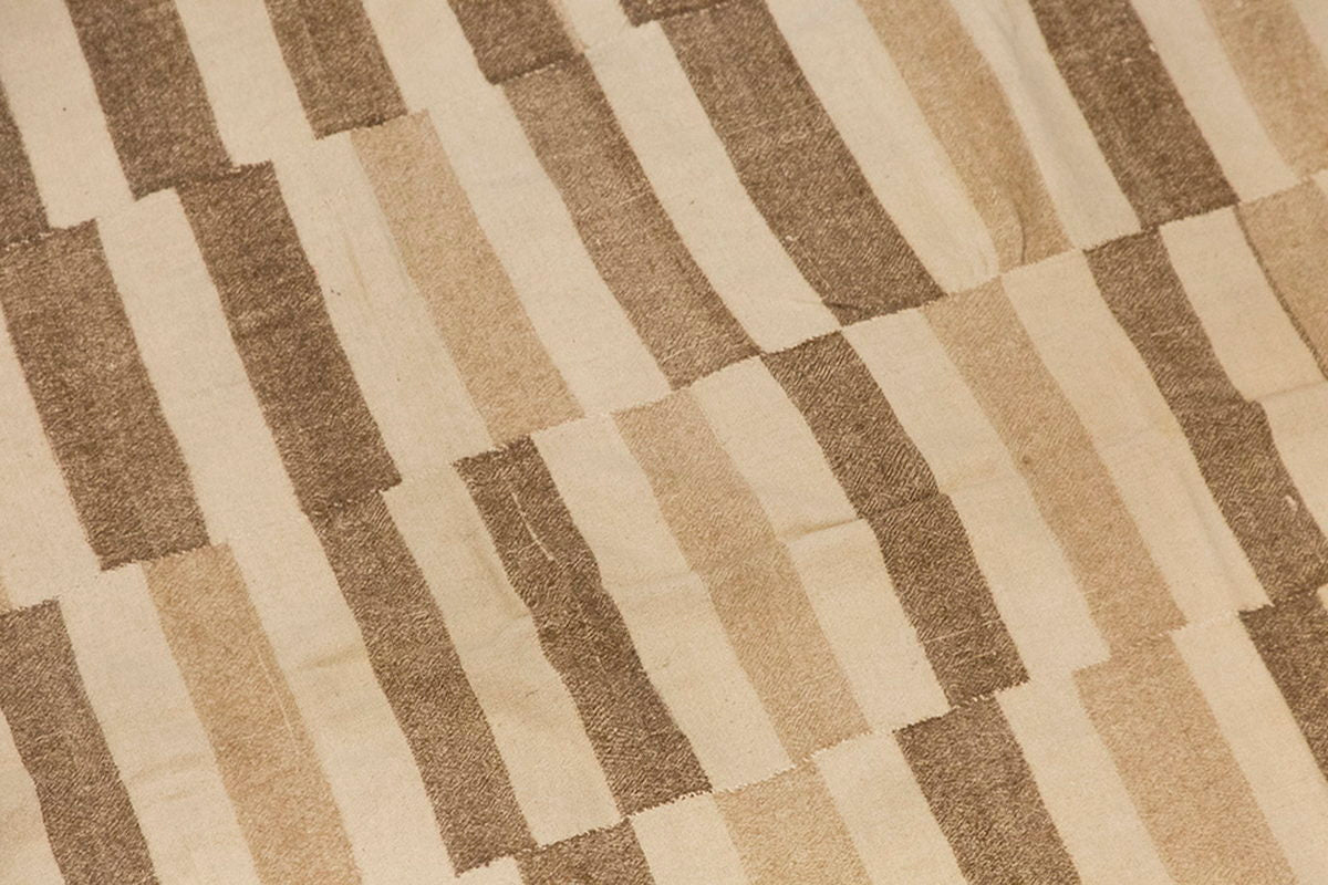 Neutral Kilim 6'2" x 7'1" feet 189 x 215 cm