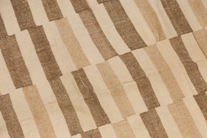 Neutral Kilim 6'2" x 7'1" feet 189 x 215 cm