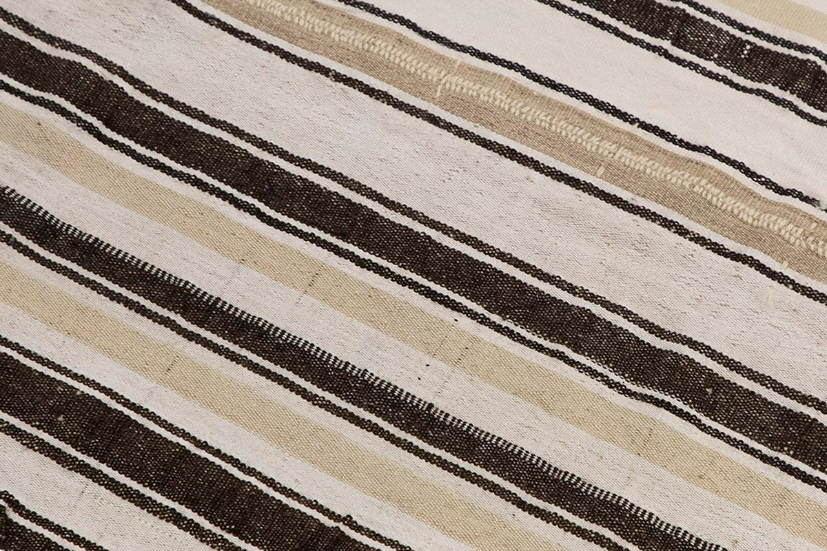 Neutral Kilim 6'4" x 9'8" feet 194 x 295 cm