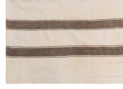 Neutral Kilim 7" x 7'7" feet 215 x 230 cm
