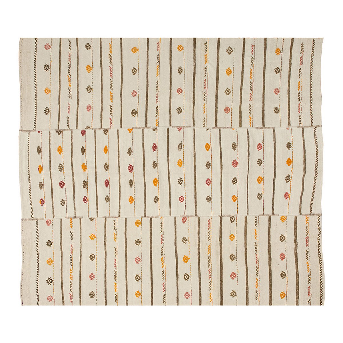 Neutral Kilim 9'1" x 10 feet 276 x 304 cm