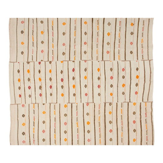 Neutral Kilim 9'1" x 10 feet 276 x 304 cm