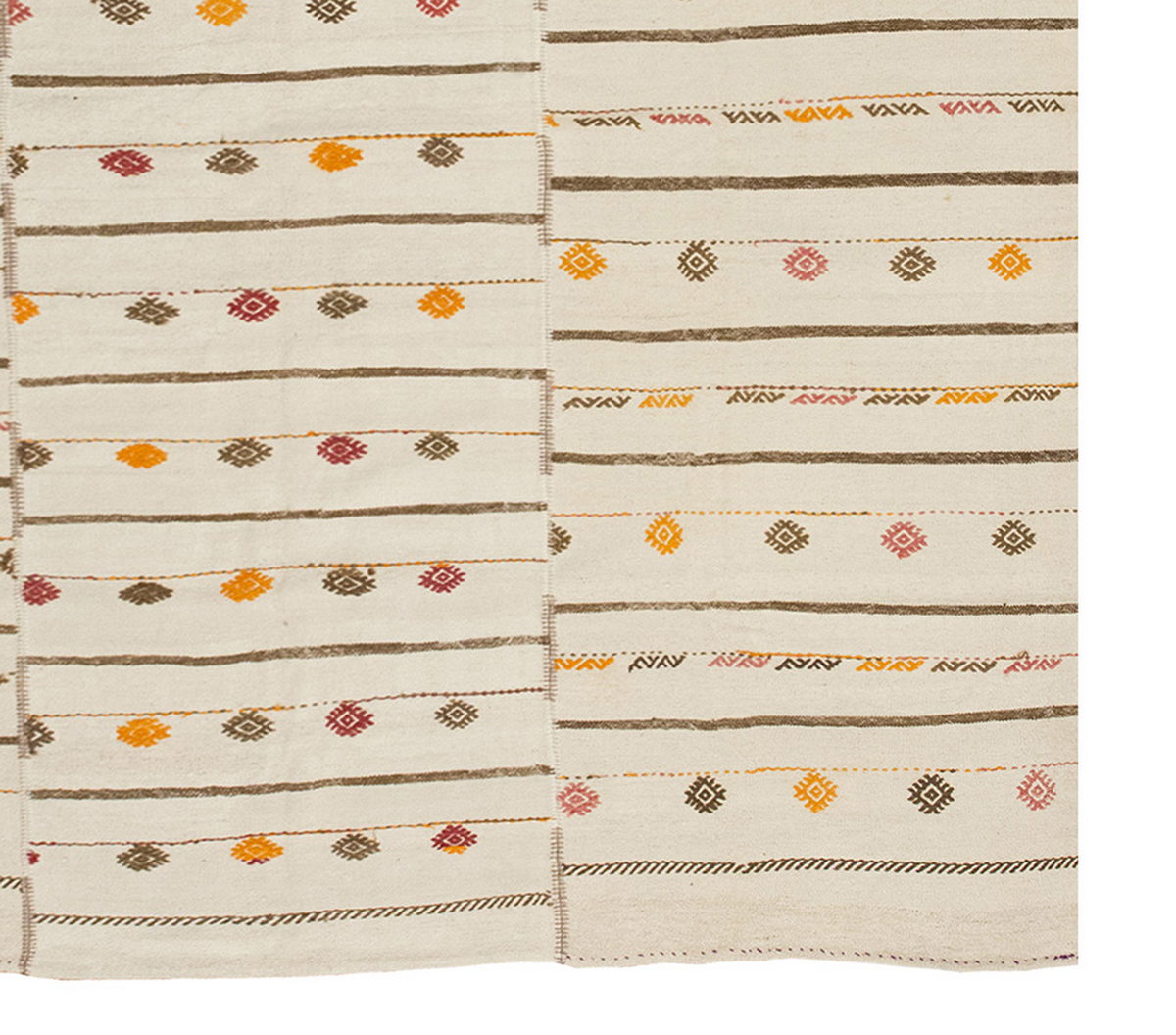 Neutral Kilim 9'1" x 10 feet 276 x 304 cm