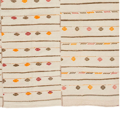 Neutral Kilim 9'1" x 10 feet 276 x 304 cm