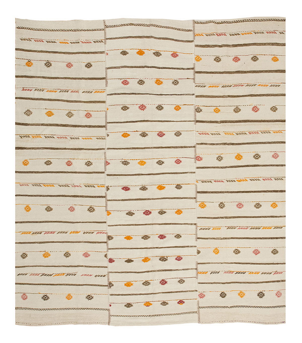 Neutral Kilim 9'1" x 10 feet 276 x 304 cm