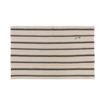 Neutral Turkish Kilim Rug – 4'11" x 7'9" (150 x 236 cm)