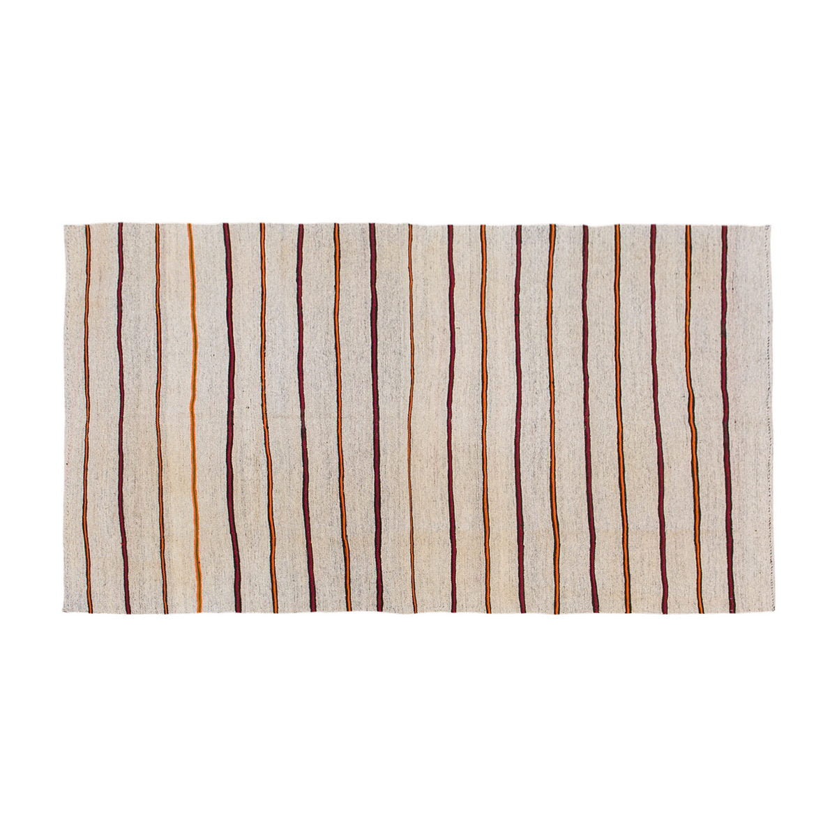 Neutral Turkish Kilim Rug – 4'7" x 8'2" (140 x 250 cm)