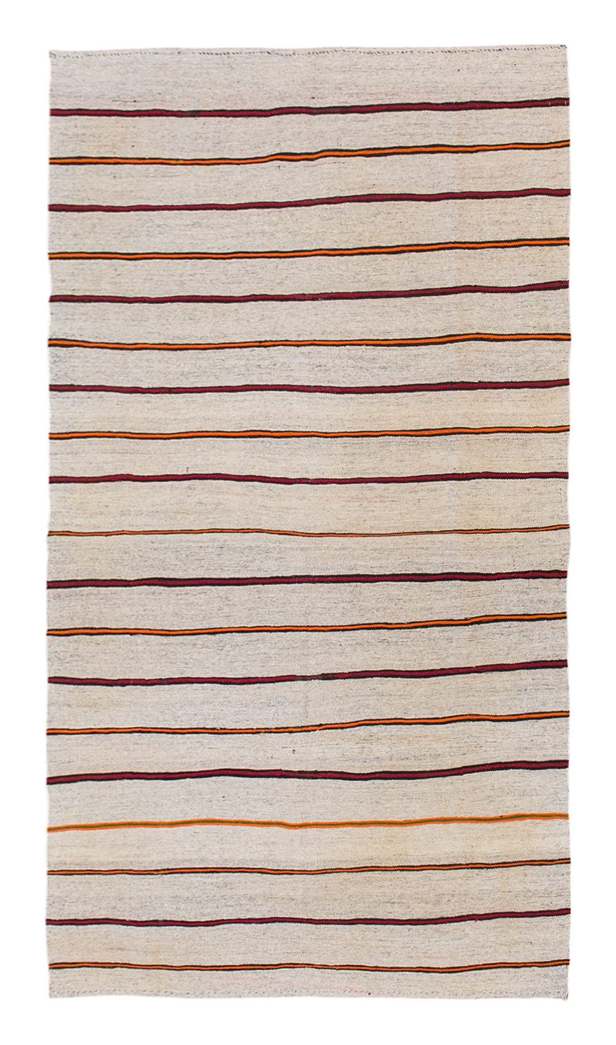Neutral Turkish Kilim Rug – 4'7" x 8'2" (140 x 250 cm)