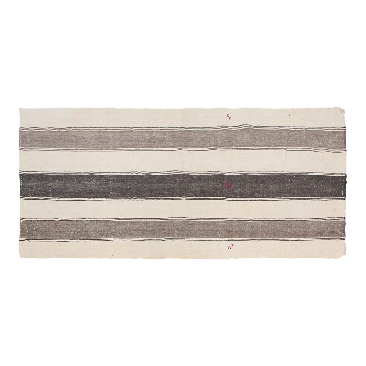 Neutral Turkish Kilim Rug – 4'9" x 11'4" (146 x 345 cm)