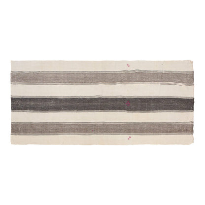 Neutral Turkish Kilim Rug – 4'9" x 11'4" (146 x 345 cm)