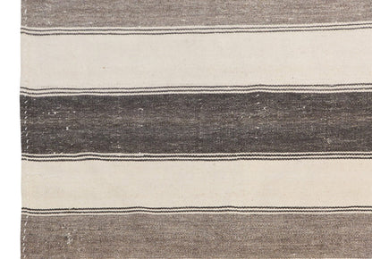 Neutral Turkish Kilim Rug – 4'9" x 11'4" (146 x 345 cm)
