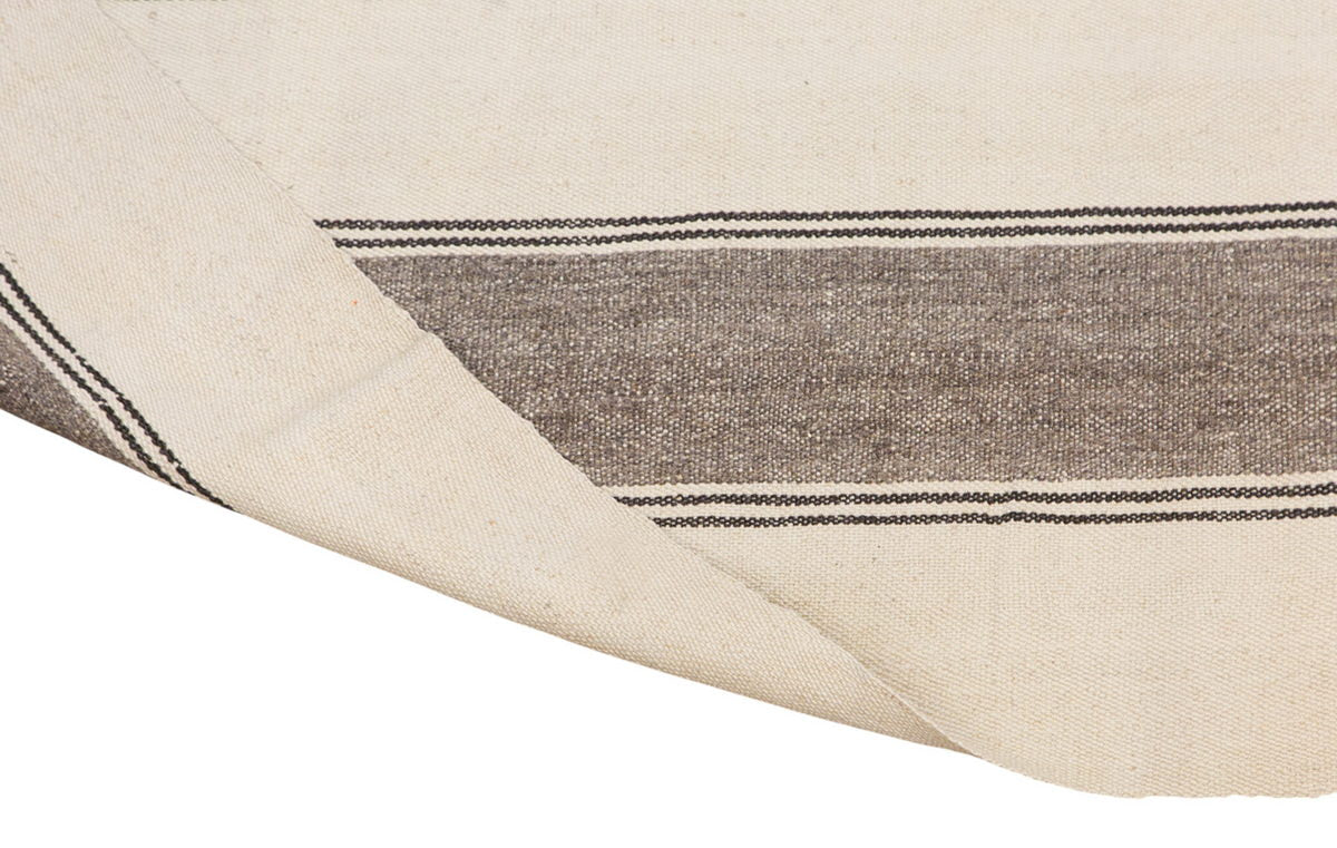 Neutral Turkish Kilim Rug – 4'9" x 11'4" (146 x 345 cm)
