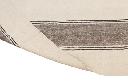 Neutral Turkish Kilim Rug – 4'9" x 11'4" (146 x 345 cm)