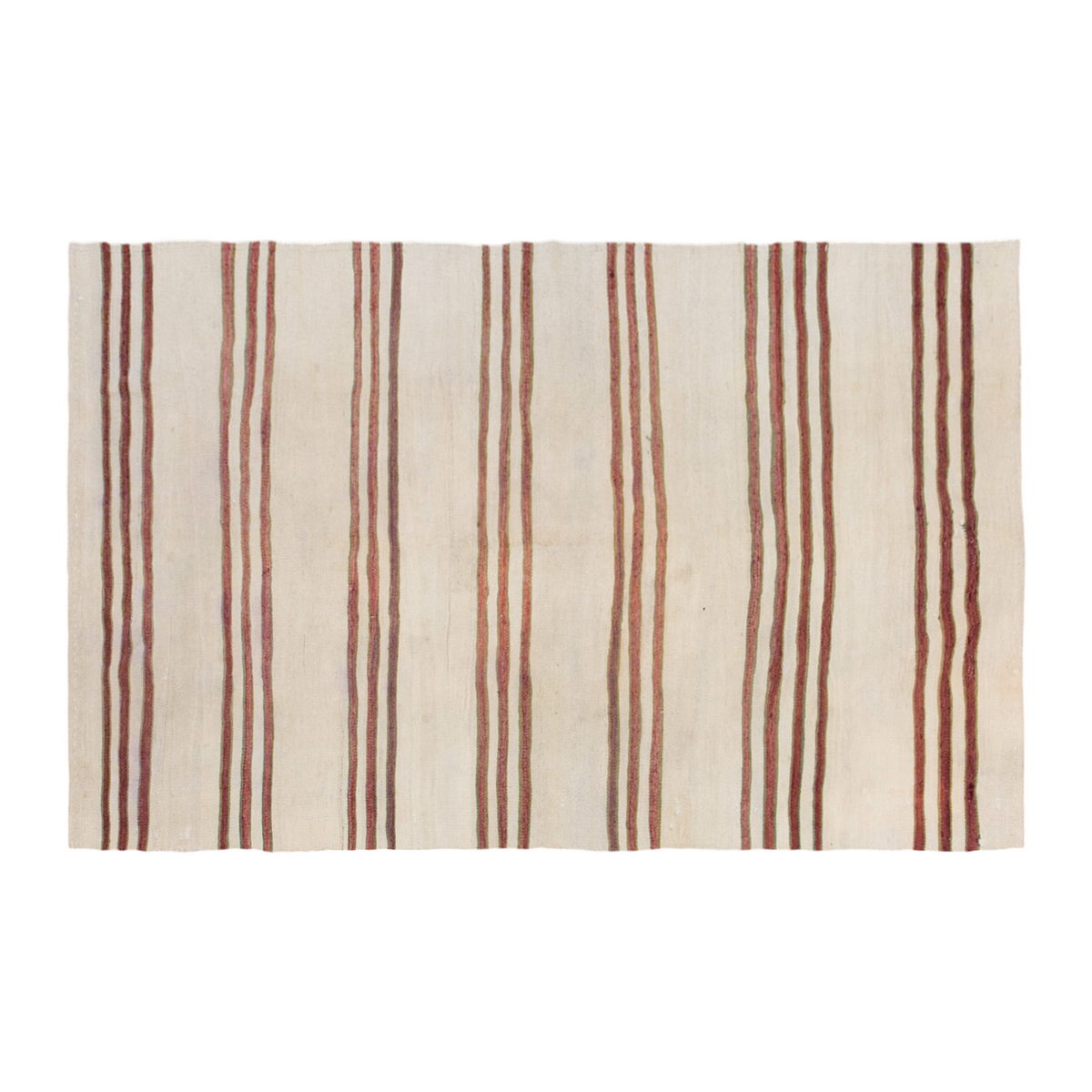 Neutral Turkish Kilim Rug – 4'9" x 7'10" (145 x 238 cm)