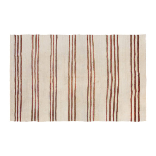 Neutral Turkish Kilim Rug – 4'9" x 7'10" (145 x 238 cm)